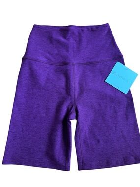 Beyond Yoga Women's High-Rise Purple Bike Shorts